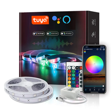 Cinta LED RGB Wifi Control Por Voz App Tuya Alexa Google