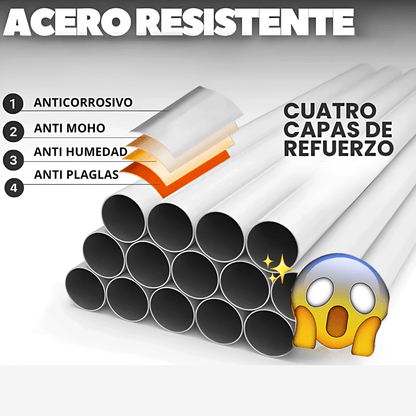 SmartPro Perchero, Organizador con Estantes de Almacenamiento 1.70cm