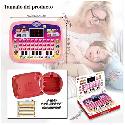 Piano Computador Didáctico Infantil Educativo Portátil