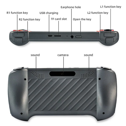 Consola Portátil Emulador De Juegos PSP PS1 GBC 5.1inch X19 PLUS