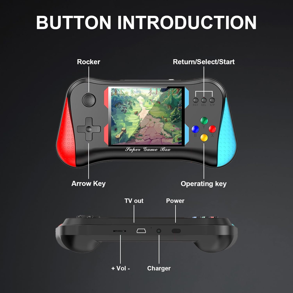Consola de Juegos Portátil 3.5inch HD Emulador X7M + Control