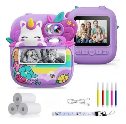 Cámara Instantánea Térmica Digital Fotos Videos 1080p Niños
