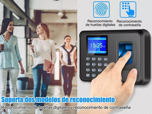 Reloj Checador Huella Biométrico Máquina De Asistencia