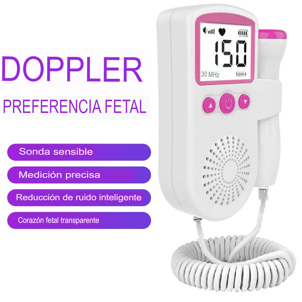 Doppler Fetal Ultrasonido Monitor De Latidos Prenatal Bebe