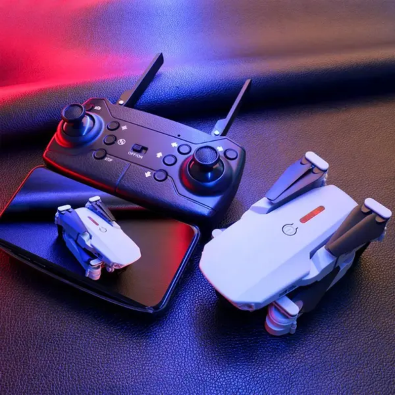 Drone Plegable Con Cámara Wifi 2.4g Fpv Control Altura E88 PRO