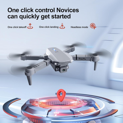 Mini Drone Cámara Wifi 1080p FPV Pantalla Brushless E88 PRO