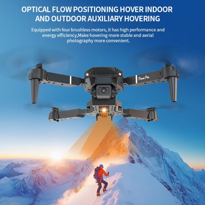 Mini Drone Cámara Wifi 1080p FPV Pantalla Brushless E88 PRO
