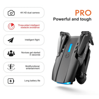 Mini Drone Dual Cámara 4k E99 Pro Wifi 2.4g Motor Brushless