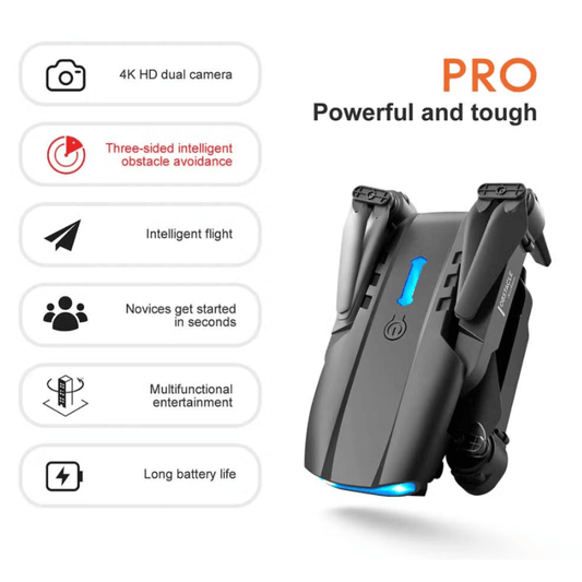 Mini Drone Dual Cámara 4k E99 Pro Wifi 2.4g Motor Brushless