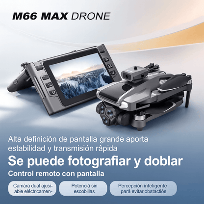 Drone M66 Max Sin Escobillas Pantalla Evitación Obstáculos