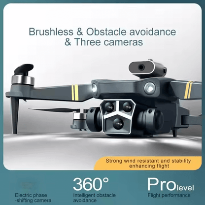 Drone Y3 Max Cámara Wifi 720p Sensor Obstáculos + 2 Baterías