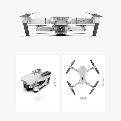 Drone Plegable Con Cámara Wifi 2.4g Fpv Control Altura E88 PRO
