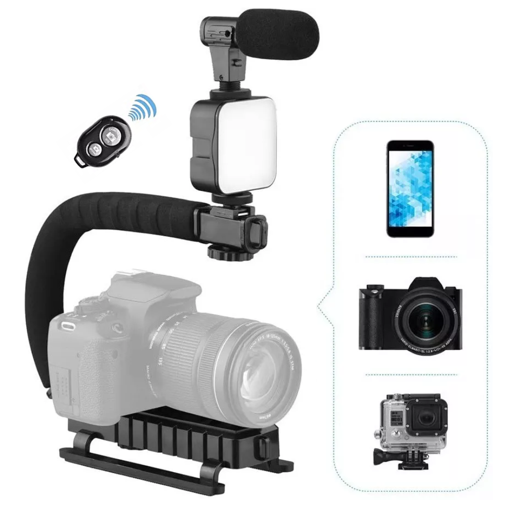  Wondalu Estabilizador de cámara de video PRO para