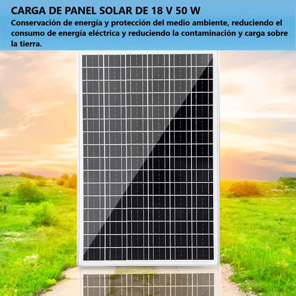 Batería Solar Estación De Carga Portatil 12v 60.000mah Panel