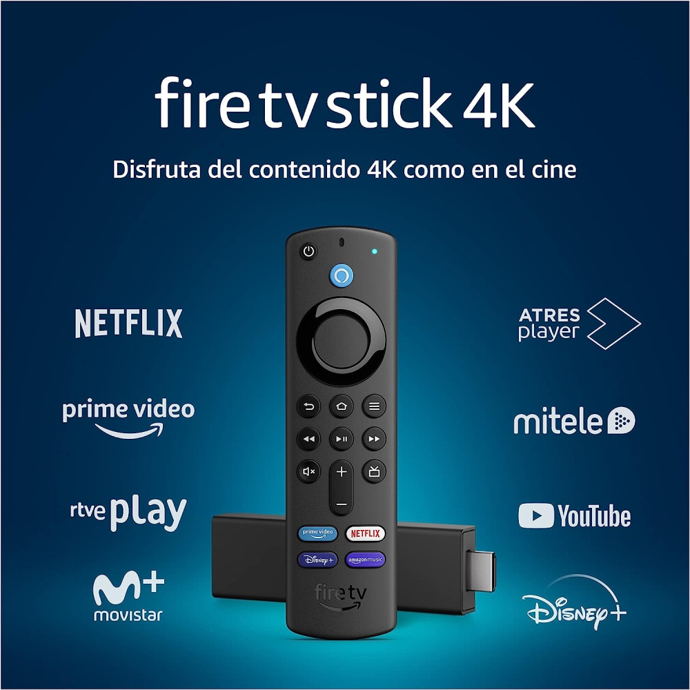 Dispositivo Streaming  Fire TV Stick 4K 3era Generación