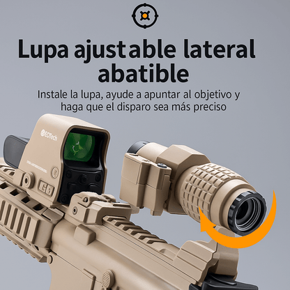 Rifle De Juguete Hidrogel Fusil De Orbeez M4a1 + Silenciador