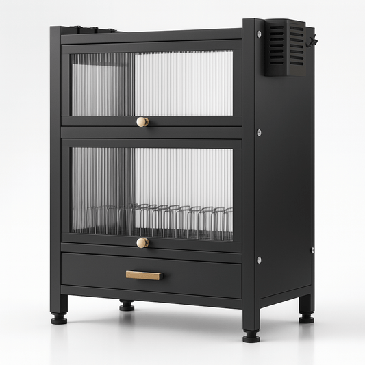 Organizador De Loza Estante Escurridor Gabinete Acero 52cm