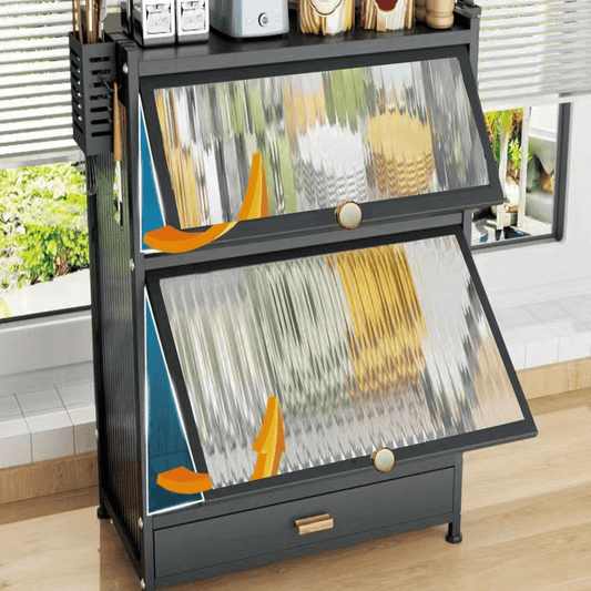 Organizador De Loza Estante Escurridor Gabinete Acero 52cm