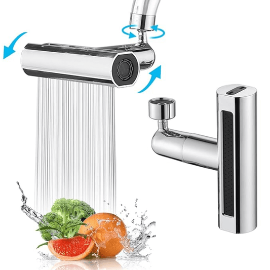Grifo Giratorio 360 Extensor Llave Cocina Universal 4 En 1