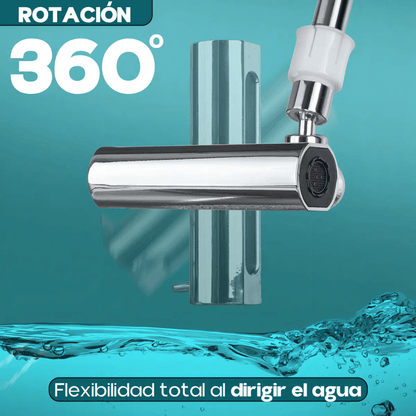 Grifo Giratorio 360 Extensor Llave Cocina Universal 4 En 1