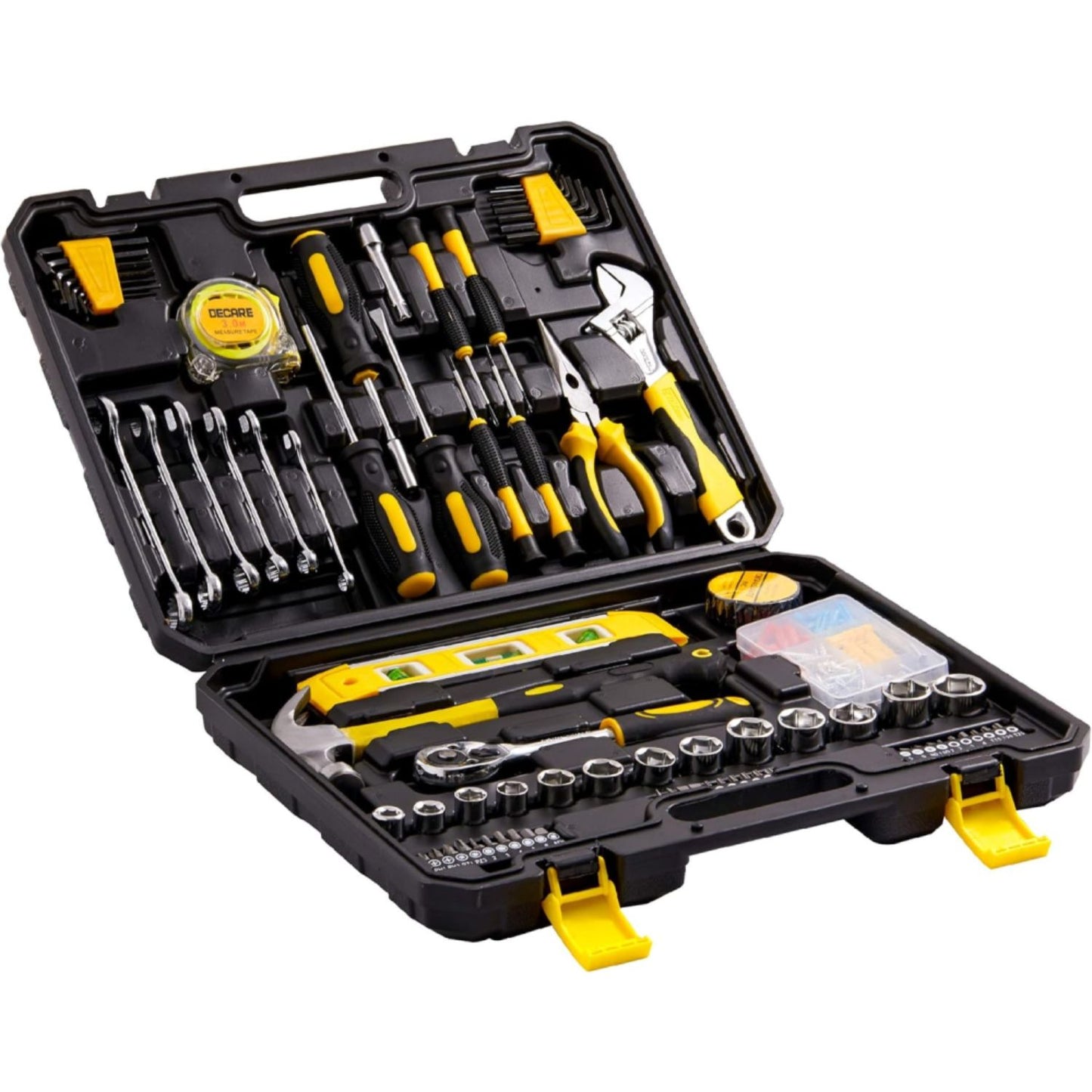 Juego De Herramientas Manual Combinado 128 Pcs Caja Portátil