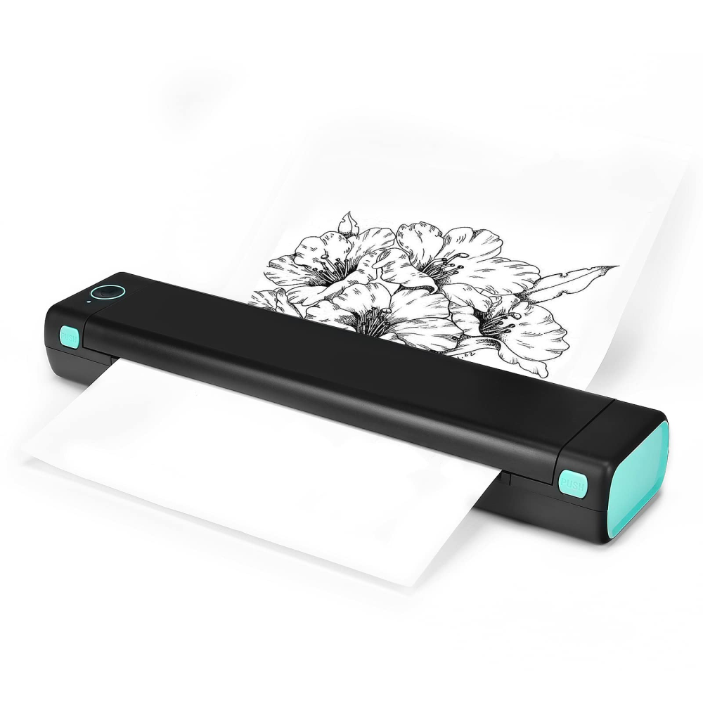 Combo Impresora Termica Portátil M08f Inalambrica + Resma A4