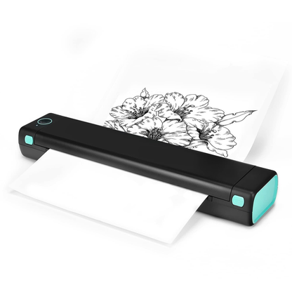 Combo Impresora Termica Portátil M08f Inalambrica + Resma A4