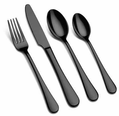 Juego De Cubiertos 24 Pcs 6 Puestos Acero Inoxidable 18/10