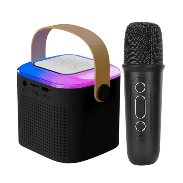 Microfono Bluetooth Con Parlante Colores