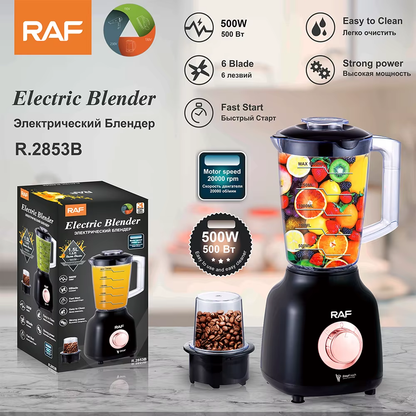 Licuadora Electrica RAF 1.5L Multifunción 3 Velocidades 350W