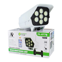 Lampara Solar Exterior Sensor De Movimiento 3 Modos 77 Led