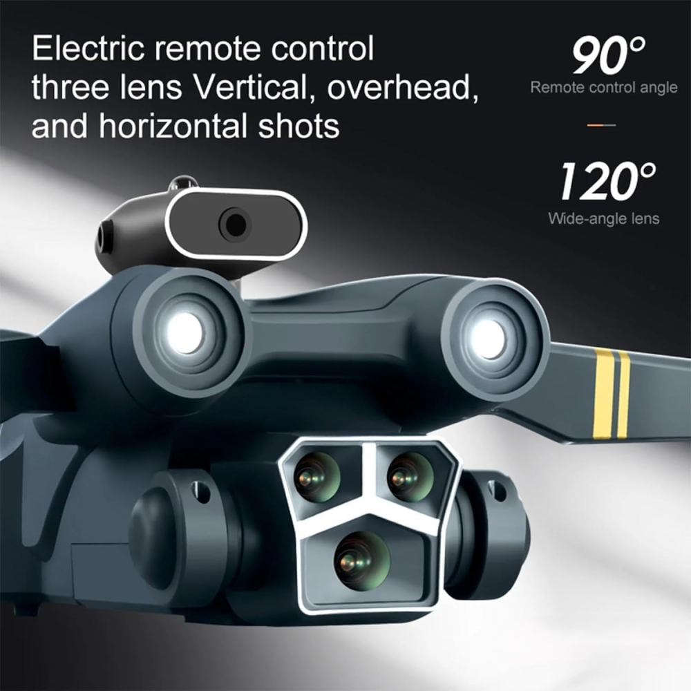 Mini Drone 3 Cámara Wifi 1080p FPV Pantalla Brushless Z3 MAX