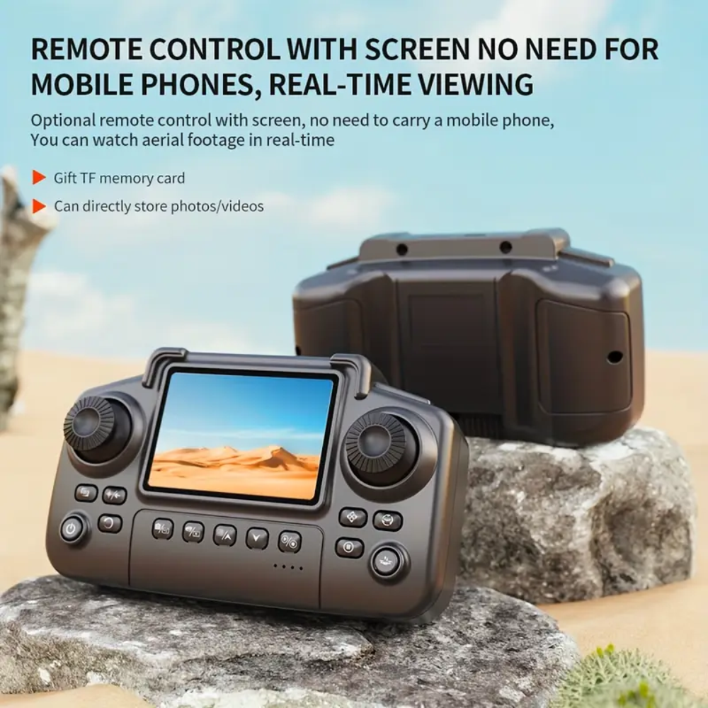 Mini Drone 3 Cámara Wifi 1080p FPV Pantalla Brushless Z3 MAX