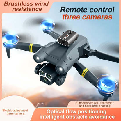 Mini Drone 3 Cámara Wifi 1080p FPV Pantalla Brushless Z3 MAX