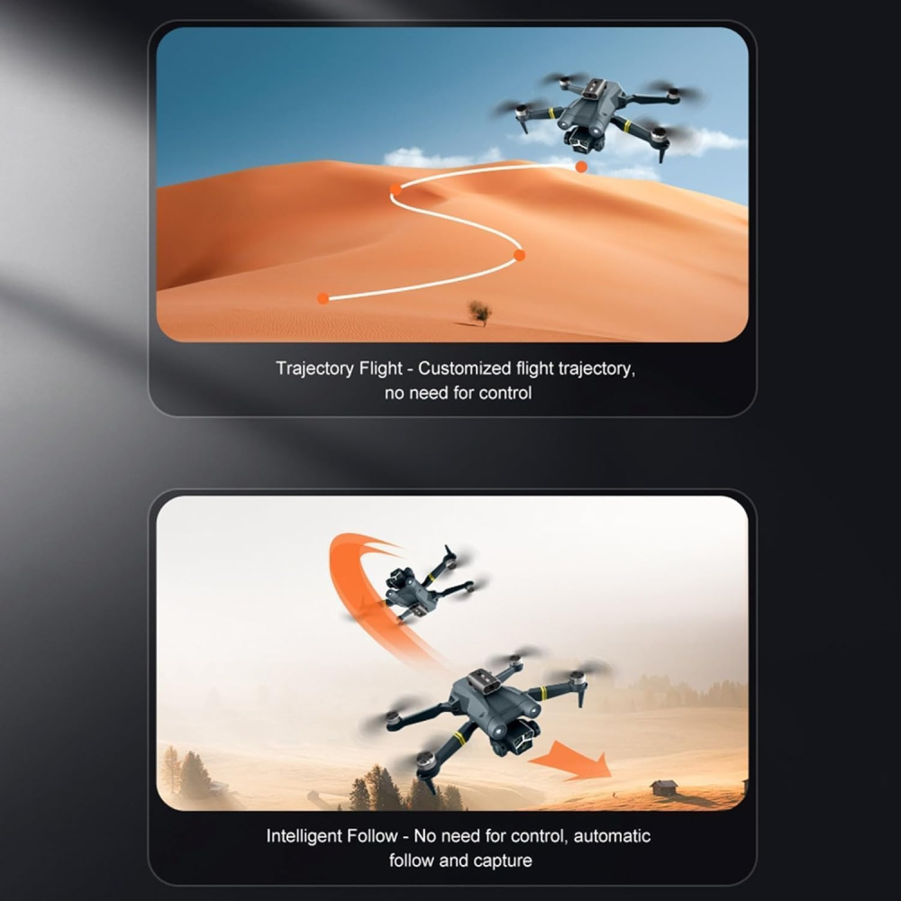 Mini Drone 3 Cámara Wifi 1080p FPV Pantalla Brushless Z3 MAX