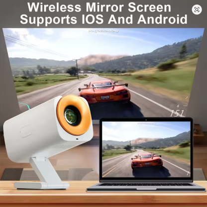 Mini Proyector Smart 4K Android Auto Keystone 200 Ansi S23