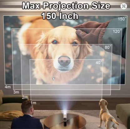 Mini Proyector Smart 4K Android Auto Keystone 200 Ansi S23