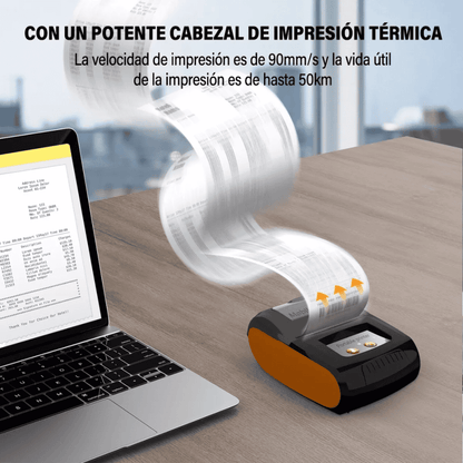 Mini Impresora Termica Portátil Recibos 58mm Bluetooth Pt210