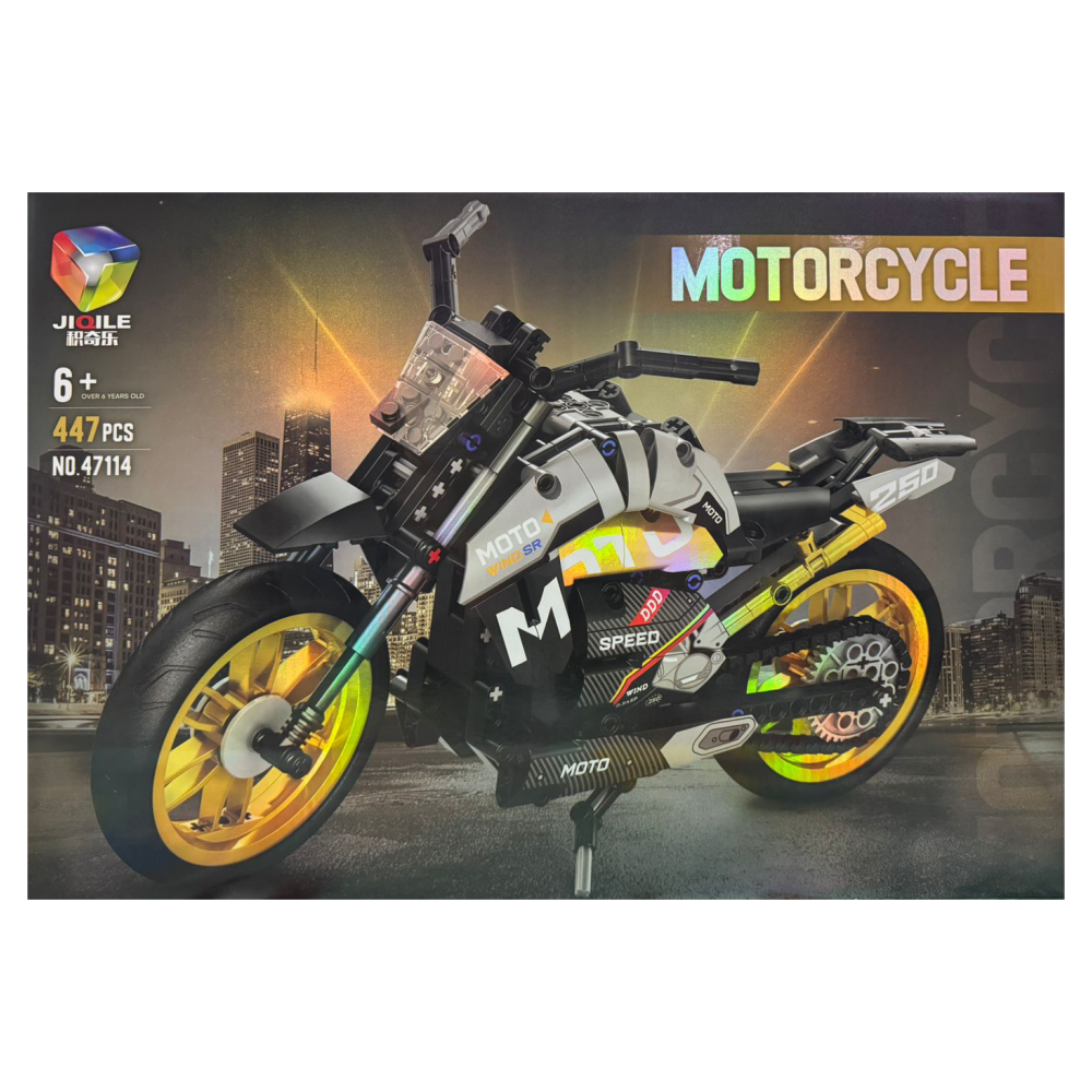 Moto Armable Superbike Bloques Construcción Armatodo 447 Pcs
