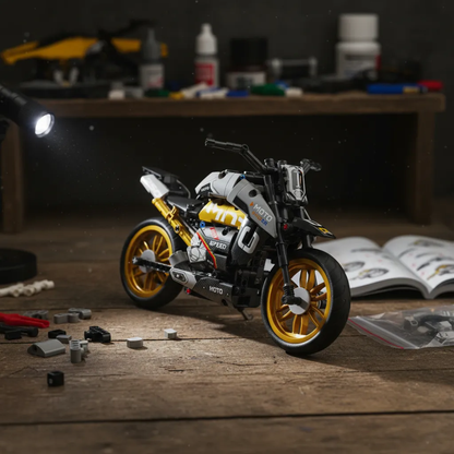 Moto Armable Superbike Bloques Construcción Armatodo 447 Pcs