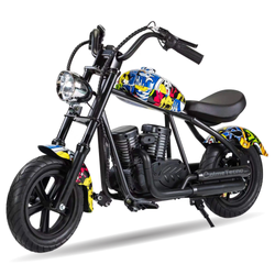 Mini Moto Eléctrica Para Niños 5-12 Años Bluetooth 24v 160w