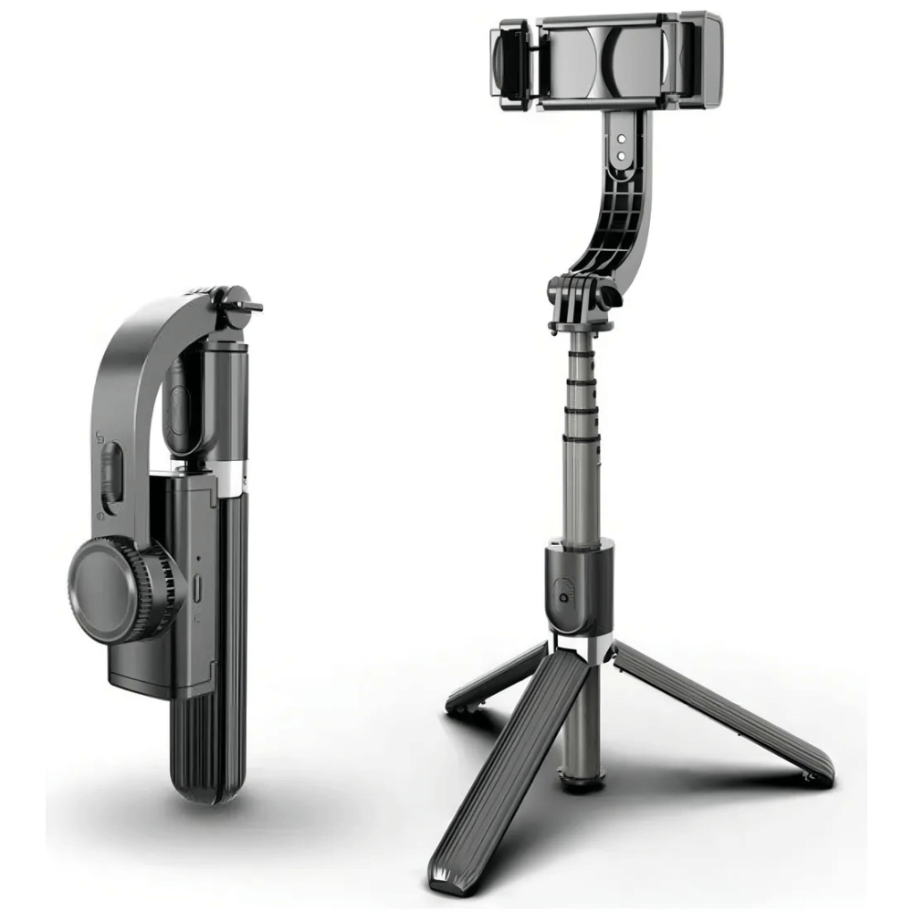 Gimbal Estabilizador Palo Selfie Trípode Bluetooth 4en1 Q08