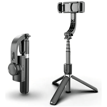 Gimbal Estabilizador Palo Selfie Trípode Bluetooth 4en1 Q08