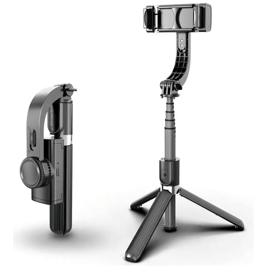 Gimbal Estabilizador Palo Selfie Trípode Bluetooth 4en1 Q08