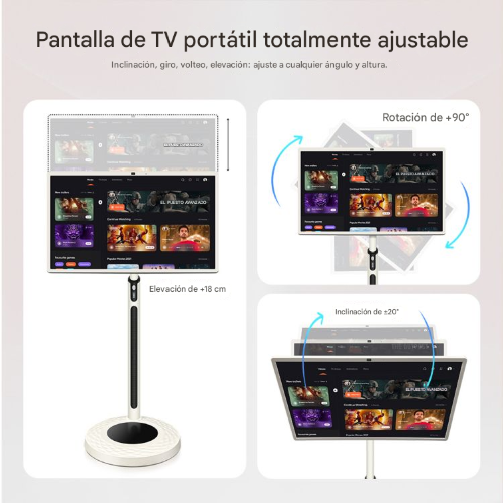 Monitor Pantalla Inteligente Tactil 32inch Ajustable Full Hd