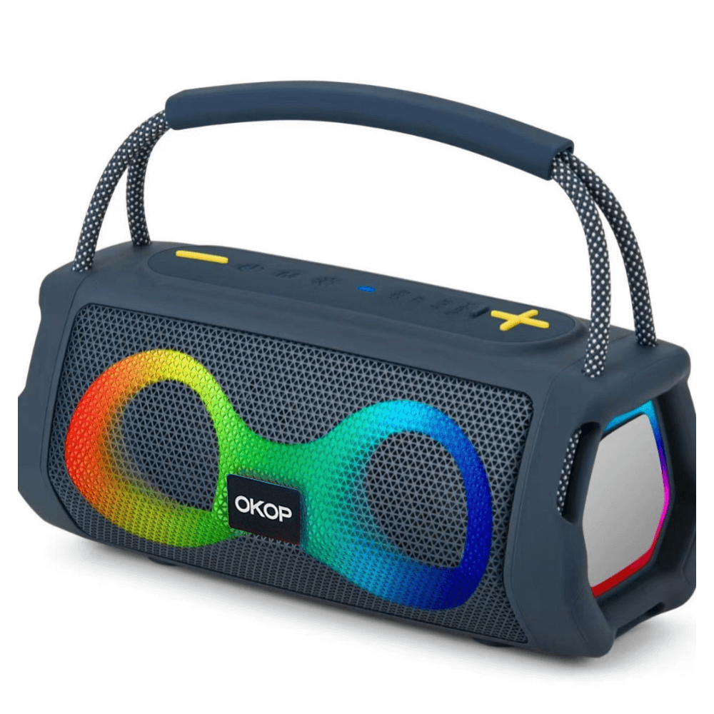 Parlante Recargable Altavoz Bluetooth Speaker Rgb Okop Kp812