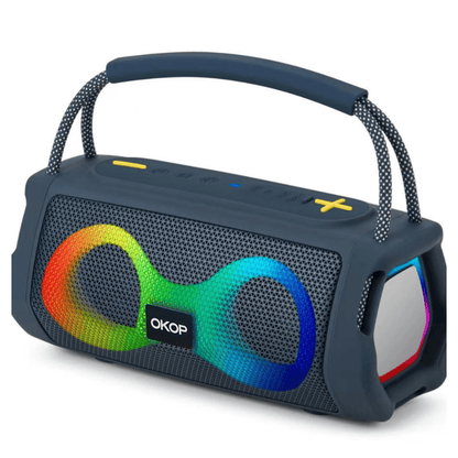 Parlante Recargable Altavoz Bluetooth Speaker Rgb Okop Kp812