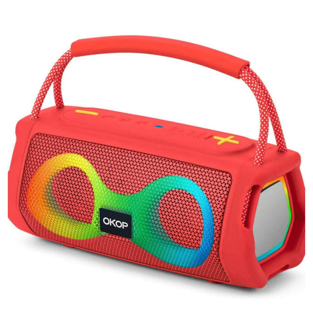 Parlante Recargable Altavoz Bluetooth Speaker Rgb Okop Kp812