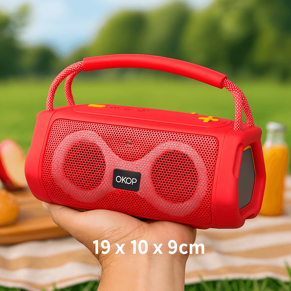 Parlante Recargable Altavoz Bluetooth Speaker Rgb Okop Kp812