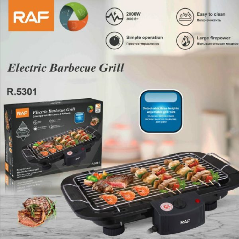Sartén Parrilla Electrica Bbq Interiores 5 Nivel RAF